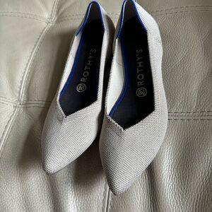 Rothy's The Point Cloud Grey Birdseye Flat Womens 9w